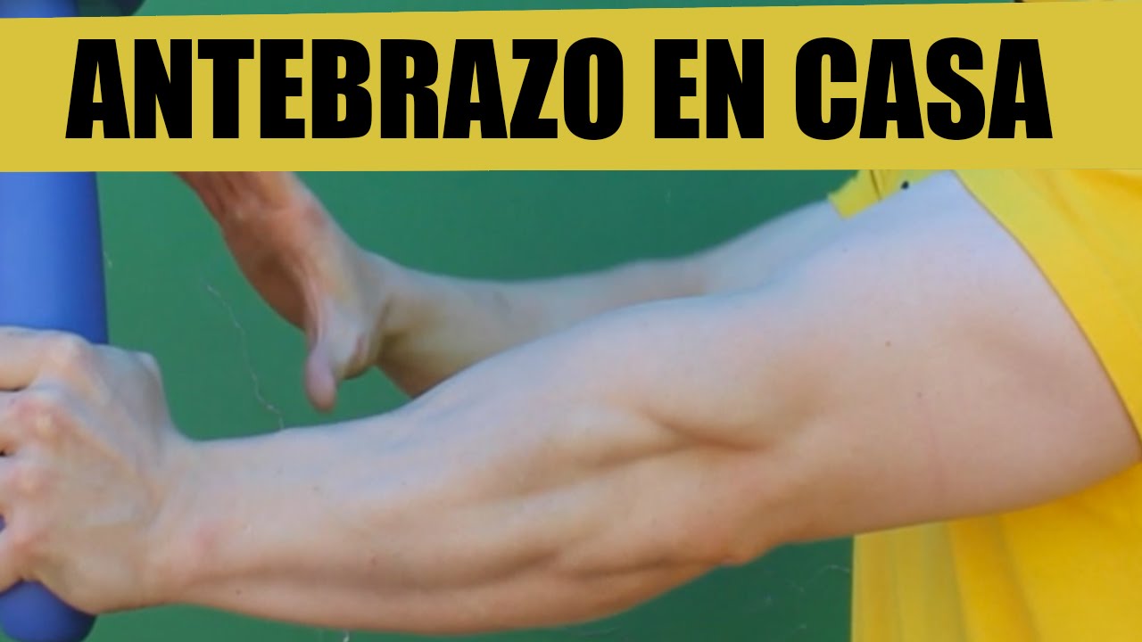ANTEBRAZO EN CASA: FUERZA Y TAMAÑO SIN MATERIAL (Entrenamiento de antebrazos)