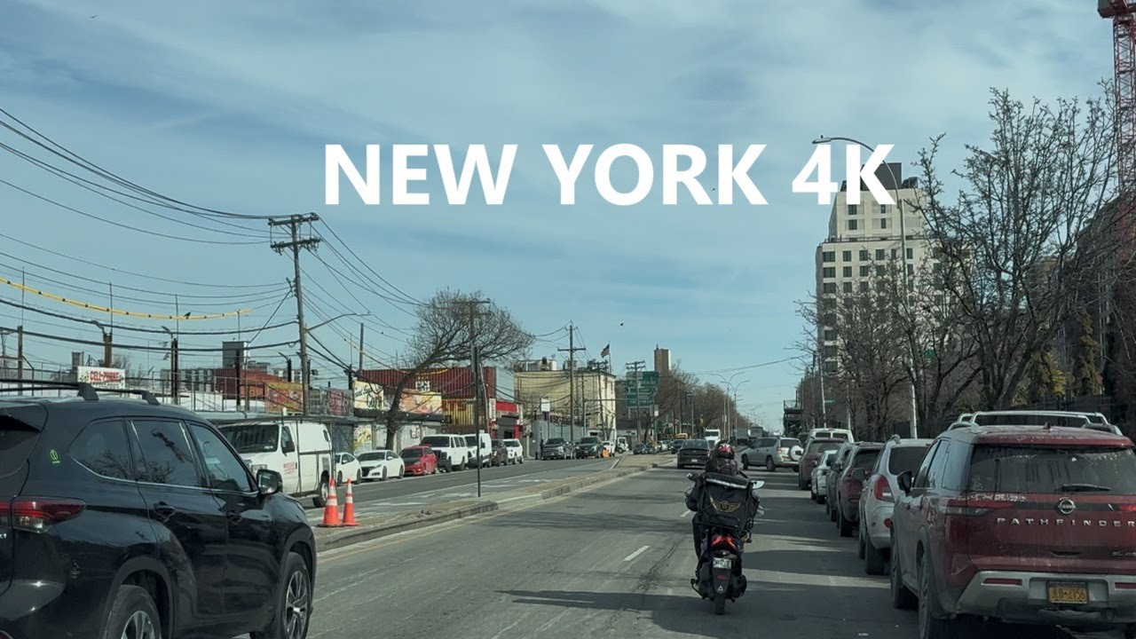 4K New York -- Driving tour of Brooklyn ( Street #48 )