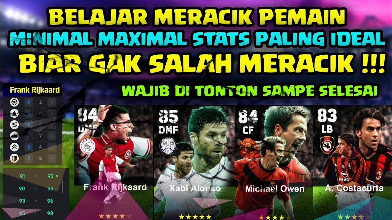 BELAJAR CARA MERACIK PEMAIN BIAR TEMBUS DIVISI SATU GAME EFOOTBALL 2026 MOBILE