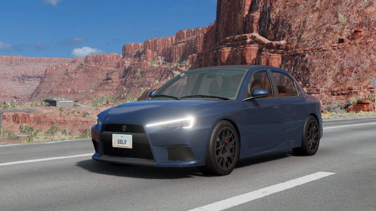 POV Driving With The Ibishu Yoru - BeamNG.Drive