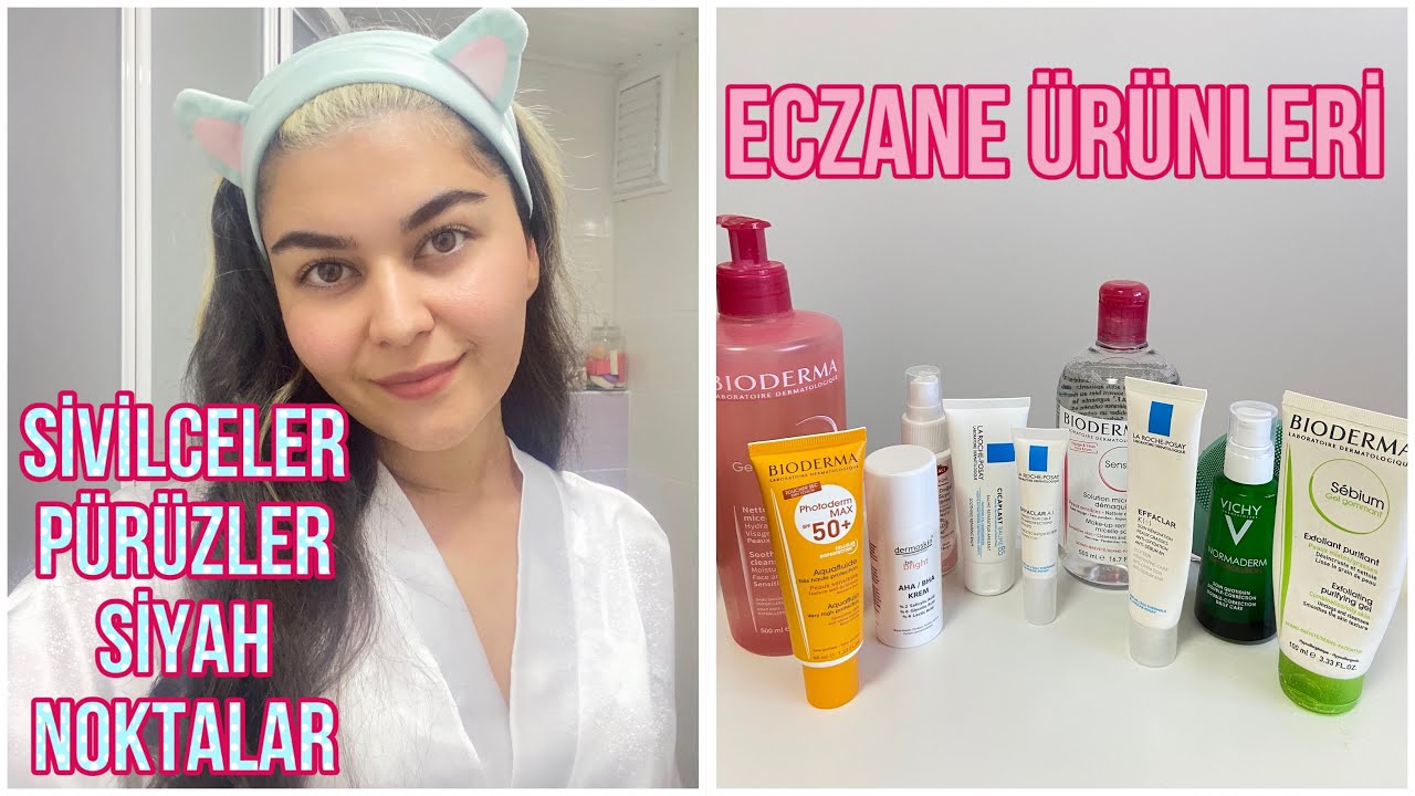 ECZANE ÜRÜNLERİYLE CİLT BAKIMI 🧖🏻‍♀️| Bioderma, La Roche Posay, Dermoskin, Vichy