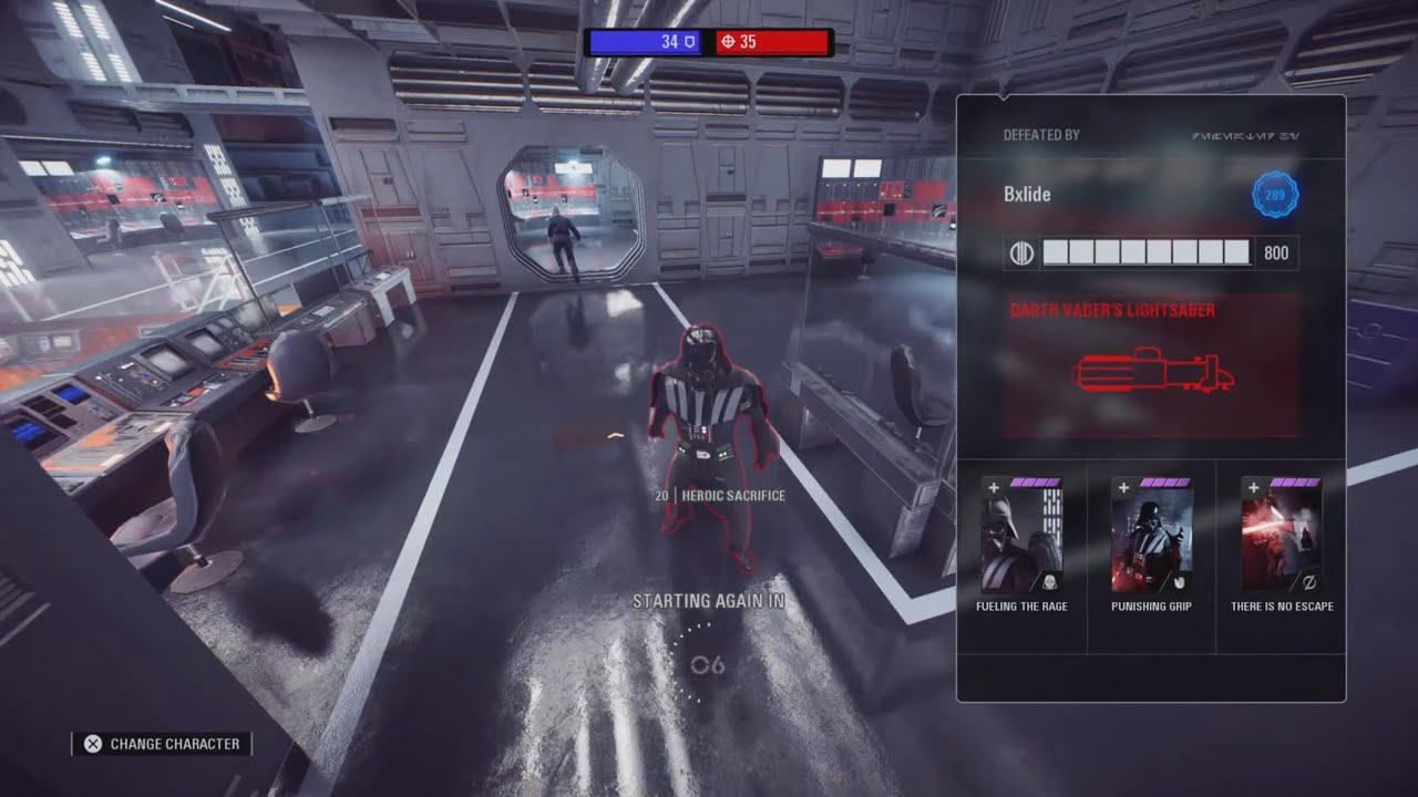Toxic player switches 3 times and still rage quits|Battlefront 2 HVV #44