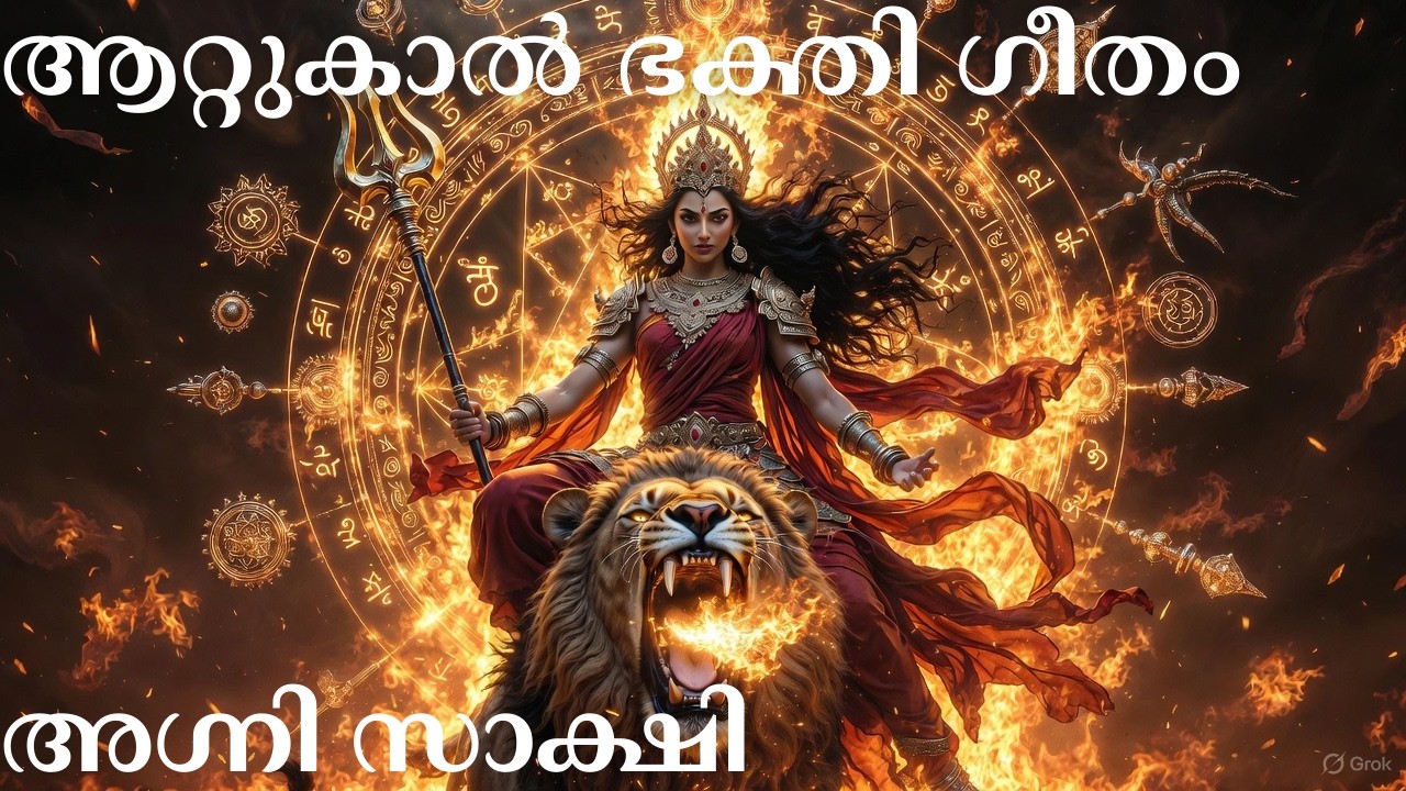 അഗ്നി സാക്ഷി | Agni Sakshi | Attukal Amme Devotional Song | Kerala Temple Music Manup Kavi And Kural