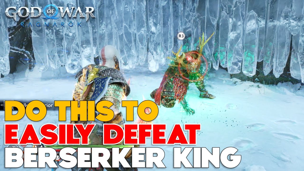 Easily Defeat Berserker King on NG+ - God of War Ragnarok