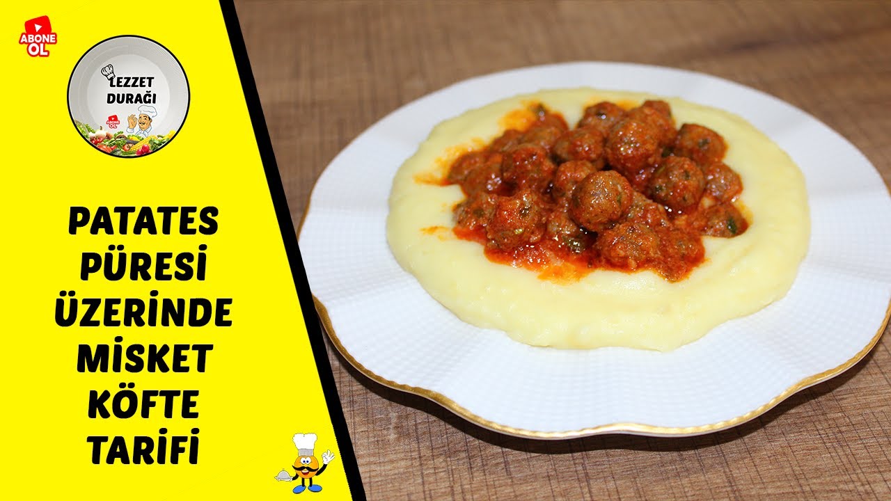 PATATES PÜRESİ ÜZERİNDE MİSKET KÖFTE TARİFİ | PATATES PÜRESİ ÜZERİNDE MİSKET KÖFTE NASIL YAPILIR?