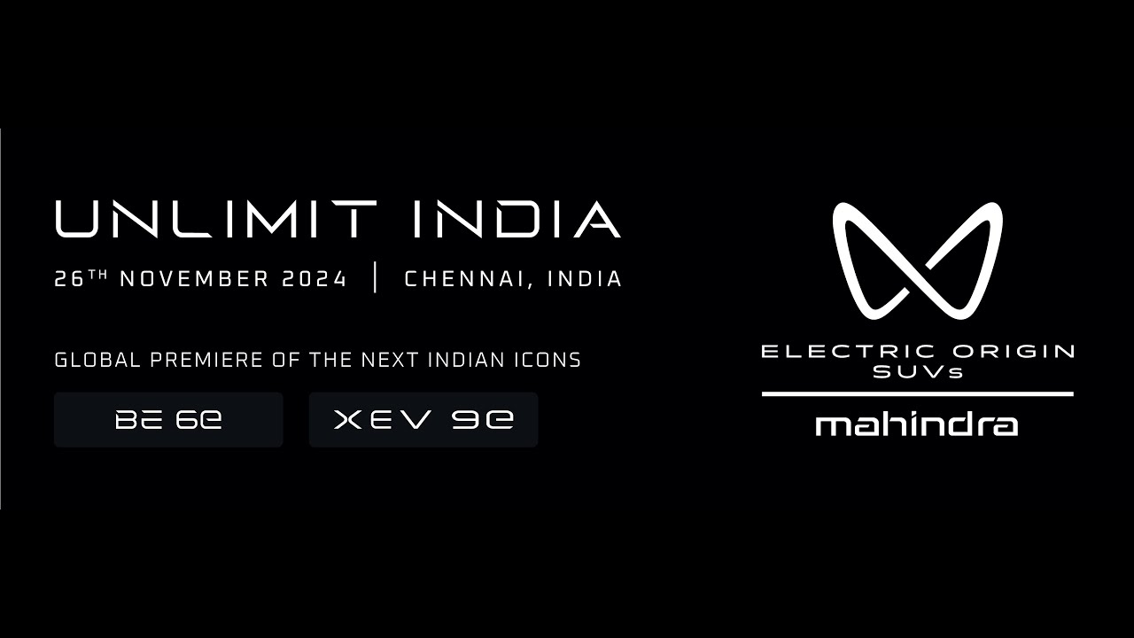 Unlimit India | Global Premiere | Mahindra Electric Origin SUVs