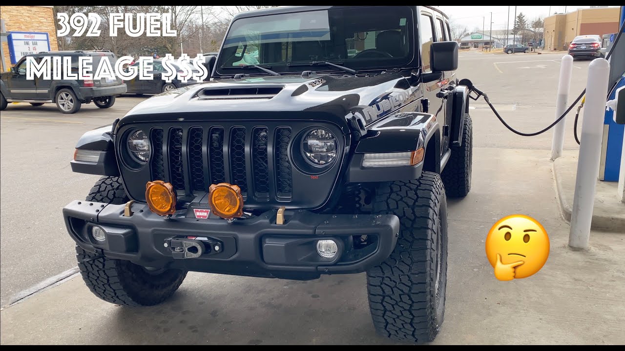 Jeep Wrangler Rubicon 392 Fuel Economy Real World MPG #jeep #wrangler #392 #MPG