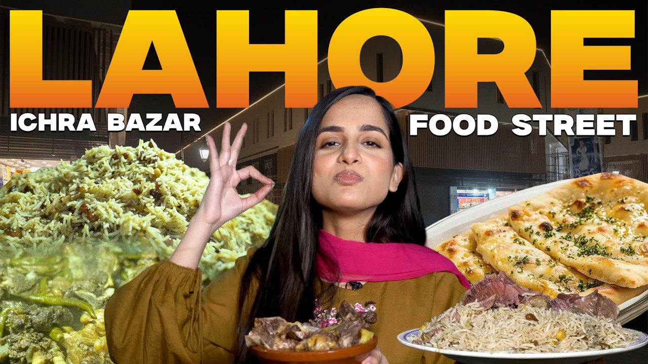 Tasting Lahore’s Ichra Bazar Street Food | 5 Star Naan Shop & Best Desi Food | Street Food