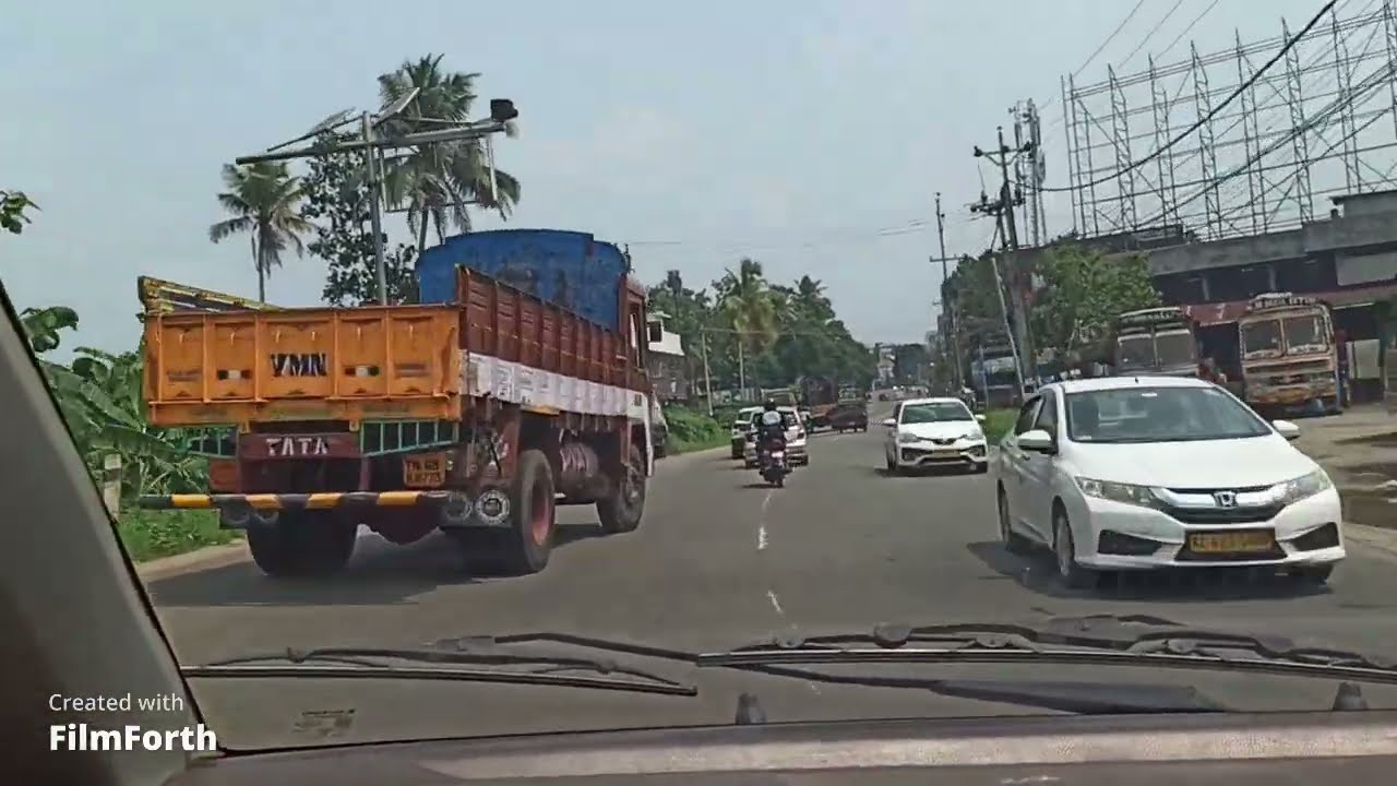 Nellad Junction, Muvatupuzha To Cochin International Airport | Car Drive | Kerala