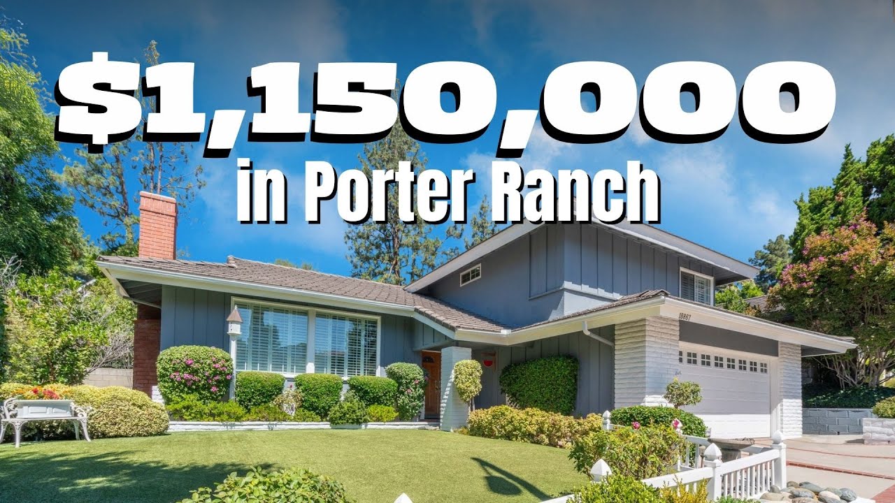 Porter Ranch Home for Sale with Incredible Curb Appeal and Backyard Oasis
