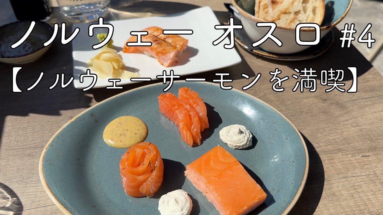 【ノルウェー オスロ vlog #4】ノルウェーサーモンを満喫