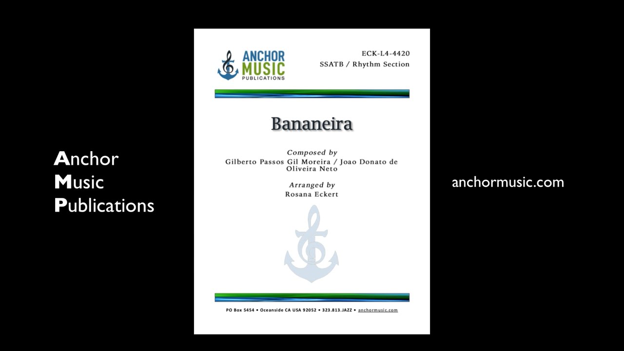 Bananeira (SSATB Vox) - Anchor Music Score Video