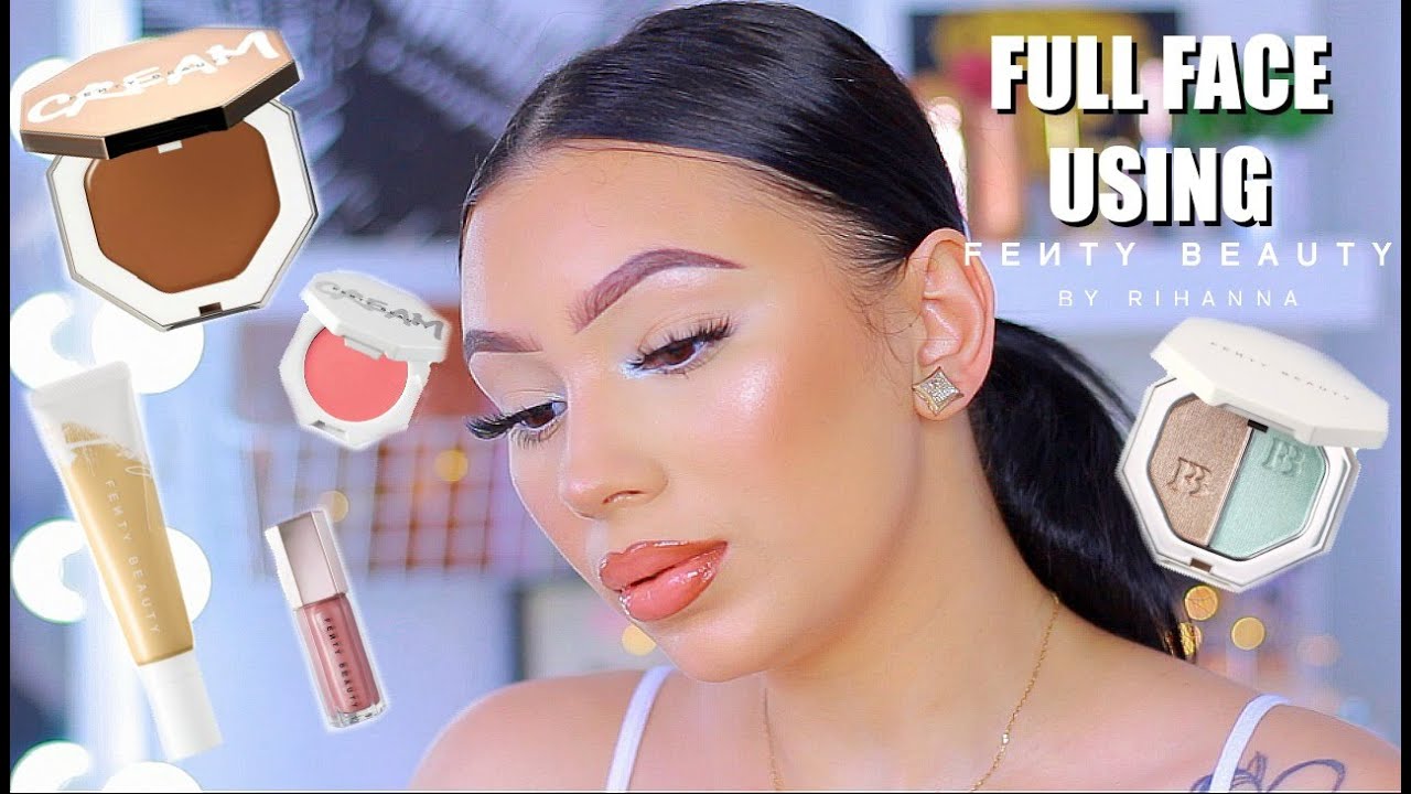 NO EYESHADOW MAKEUP TUTORIAL | FULL FACE USING FENTY BEAUTY