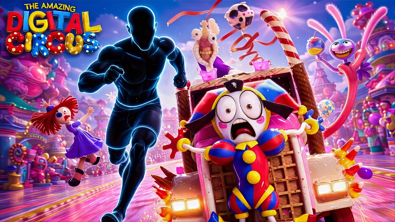 Immersive Interactive Warm Up丨The Amazing Digital Circus丨 Home Workout