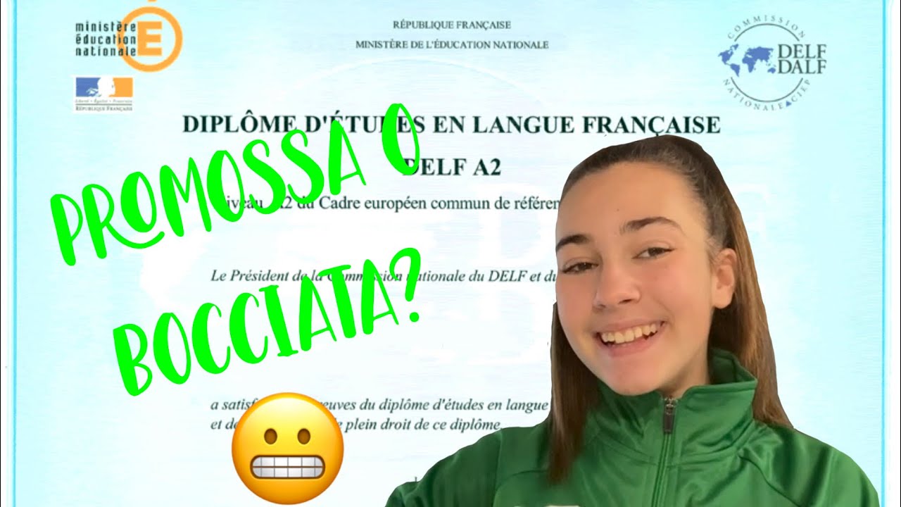 VADO A FARE L'ESAME CERTIFICAZIONE DELF A2 | Gaia Pascarella
