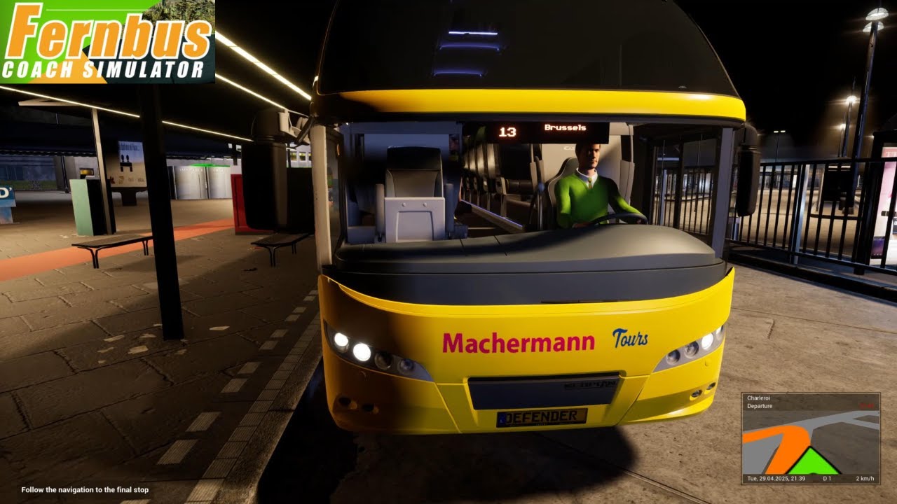 Fernbus Simulator: Charleroi - Brussels | Neoplan Cityliner N 1216 HDL