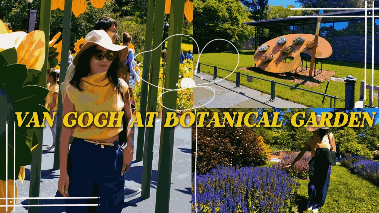 Hunting for Van Gogh’s Art in the Bronx Botanical Garden.🌻🍃