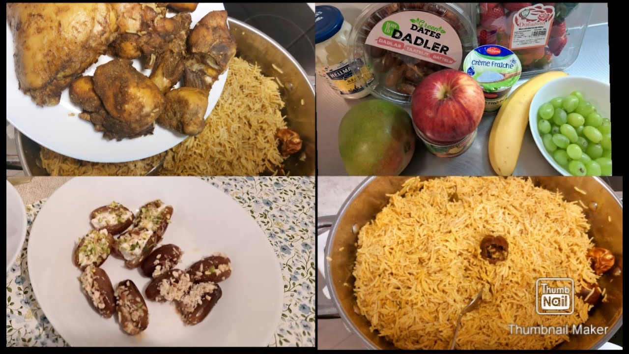 🌙 Ramadan Iftar Feast | Stuffed Dates, Fruit Chaat & Chicken Mandi | Delicious & Easy Recipes