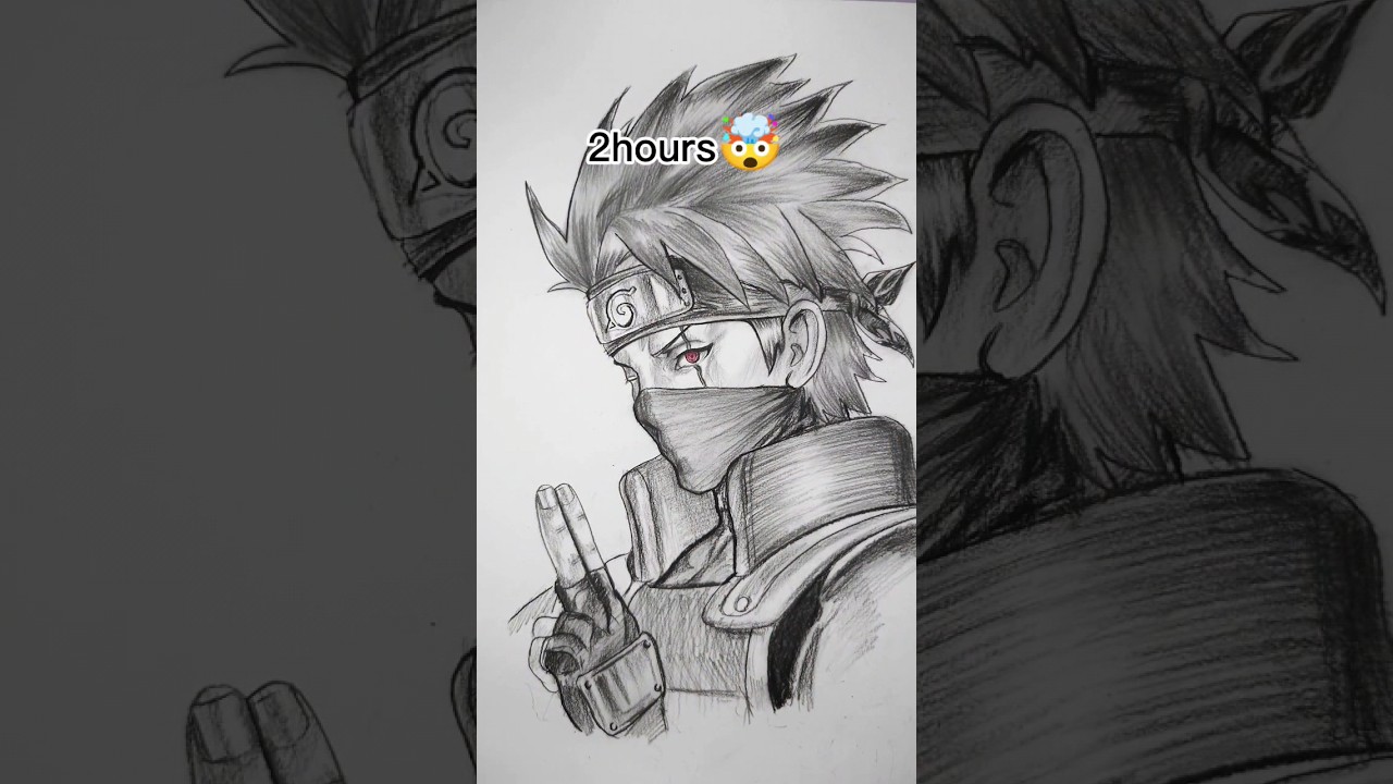 how to draw Kakashi || Kakashi Hatake
