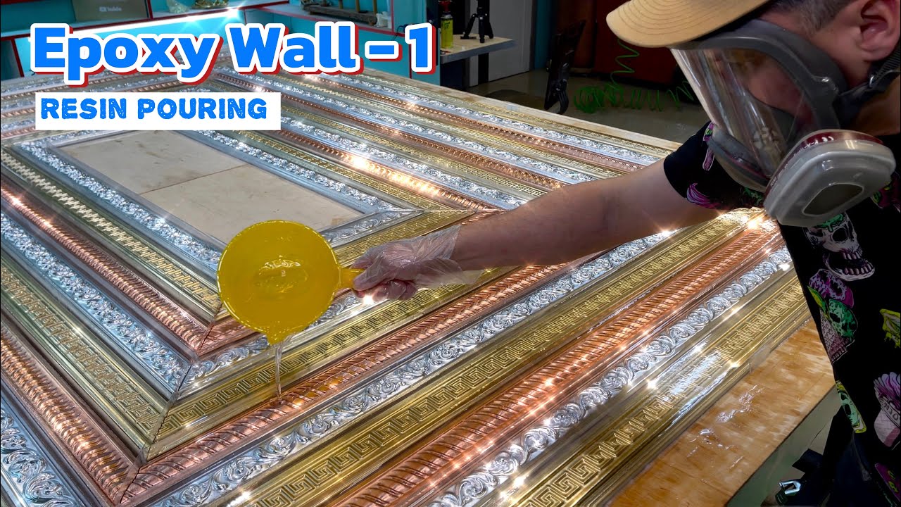 Epic Epoxy Resin Wall: How to create a spectacular accent in any room. Episode 1