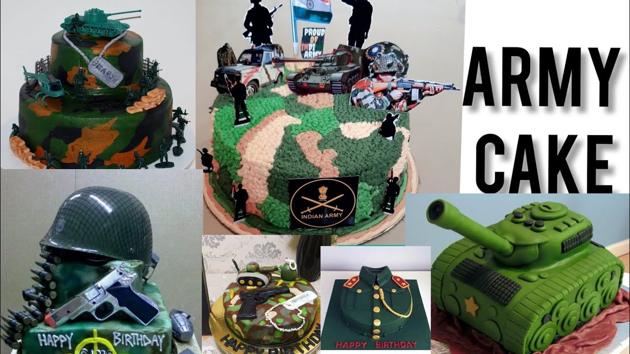 🇮🇳🎂Army birthday cake design/military Cake design/soldier cake design/cake design