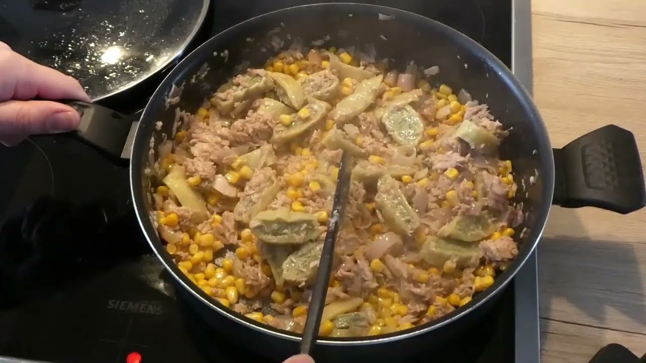 Thunfisch Maultaschen Pfanne