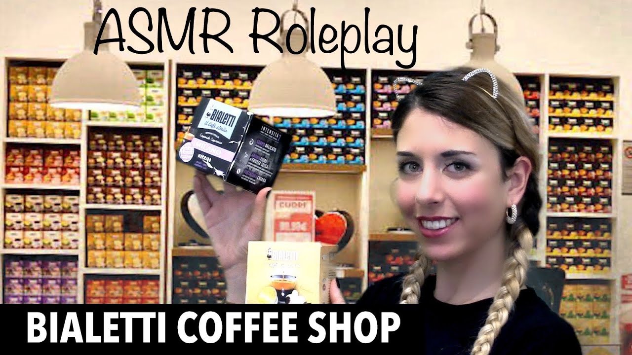 ASMR ita~BIALETTI COFFEE SHOP Roleplay ☕️ (Personal attention, Whispering & Soft Spoken)