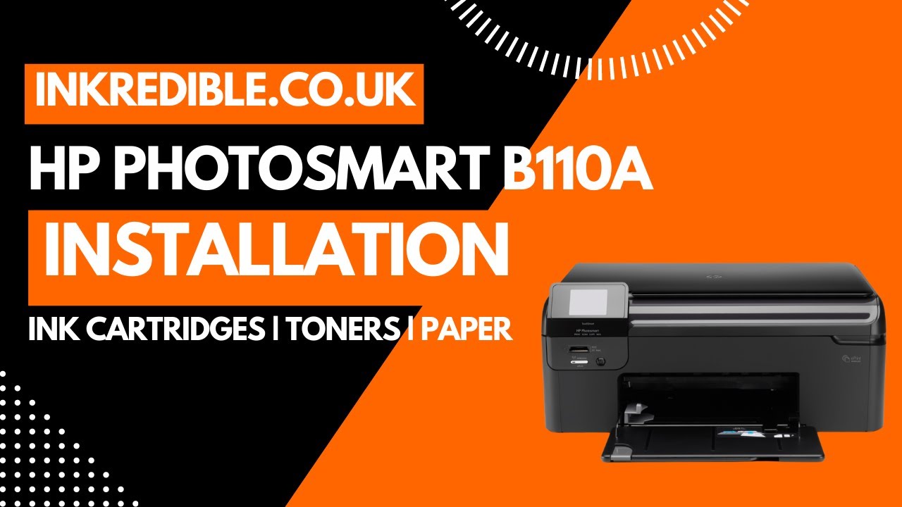 HP Photosmart B110a - HP 364 Cartridge Installation