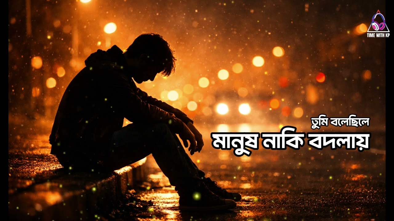Manush Naki Bodlay | মানুষ নাকি বদলায় | Bangla New Sad Song | Concept by KP | Ai