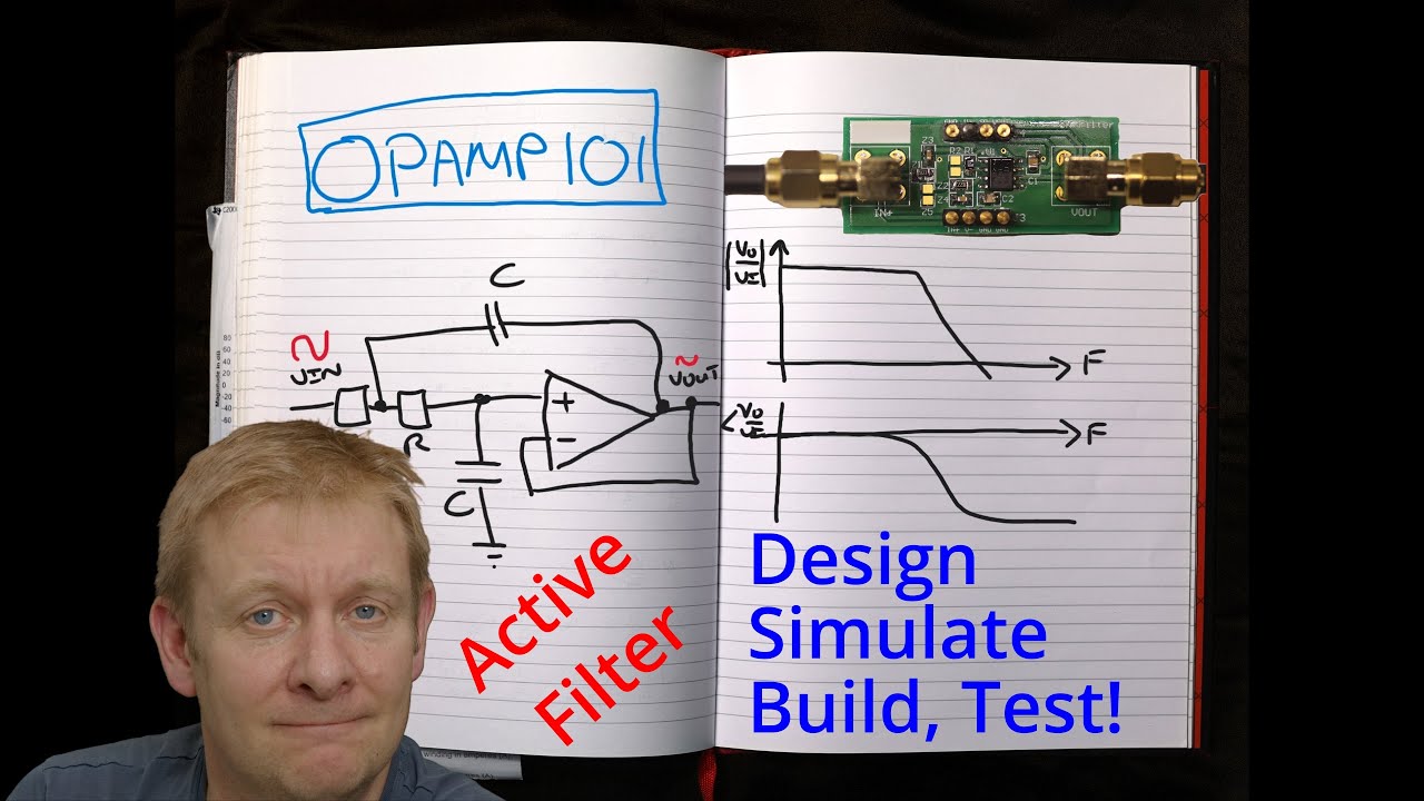 OPAMP101   Low Pass Active Filter