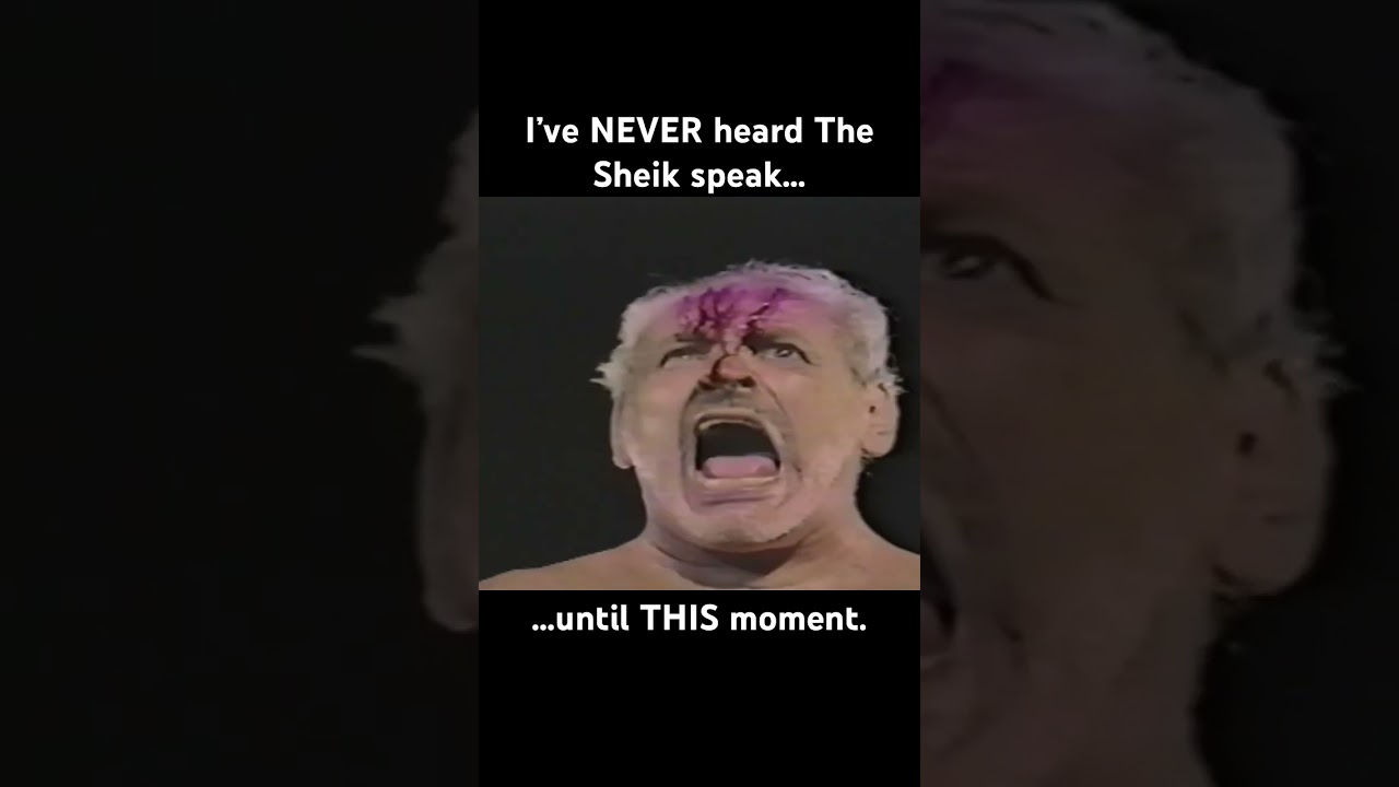 The Sheik Speaks?! Rare Clip from Japan | Sheik, Sabu & Tarzan Goto