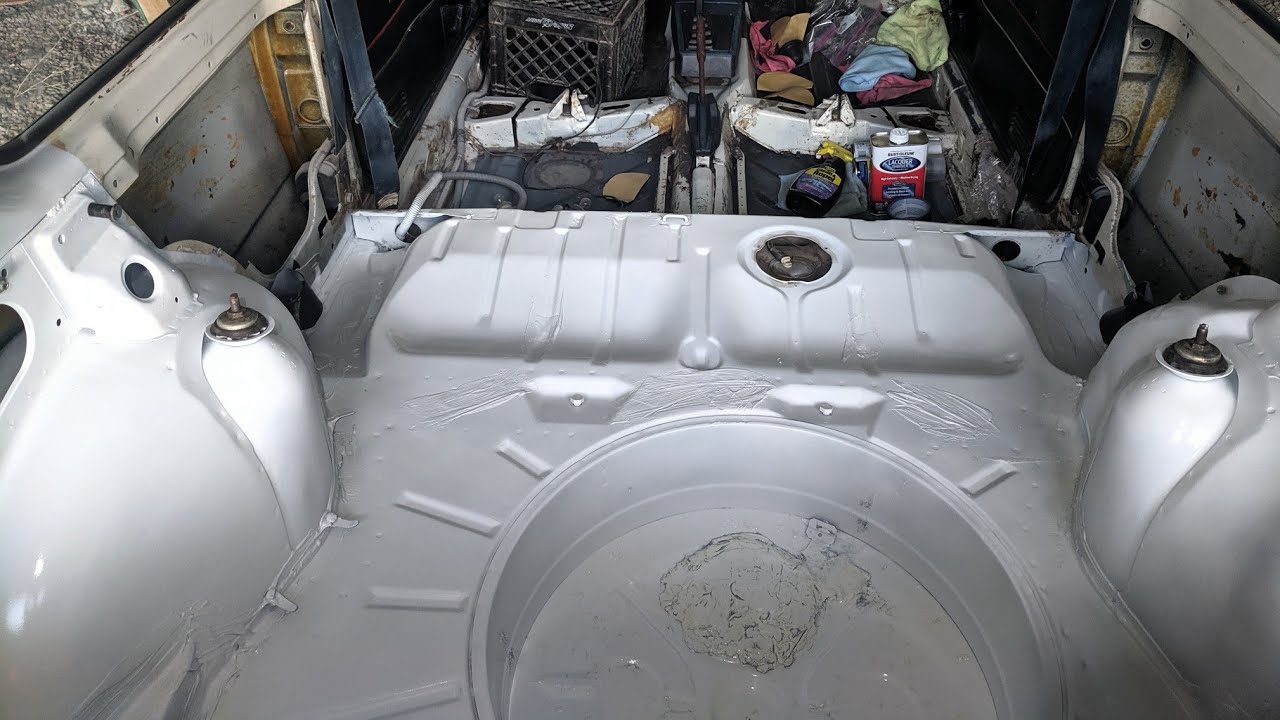 Painting inside the MK1 GTI
