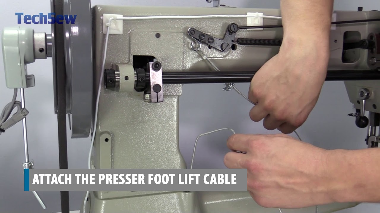 Assembly of the Techsew 5100-SE Industrial Sewing Machine