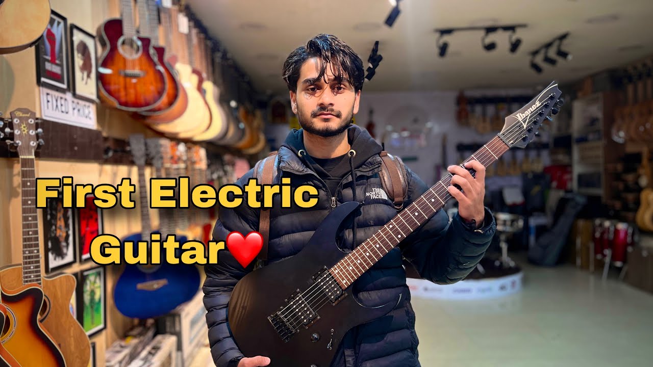 Mero first electric guitar 😍