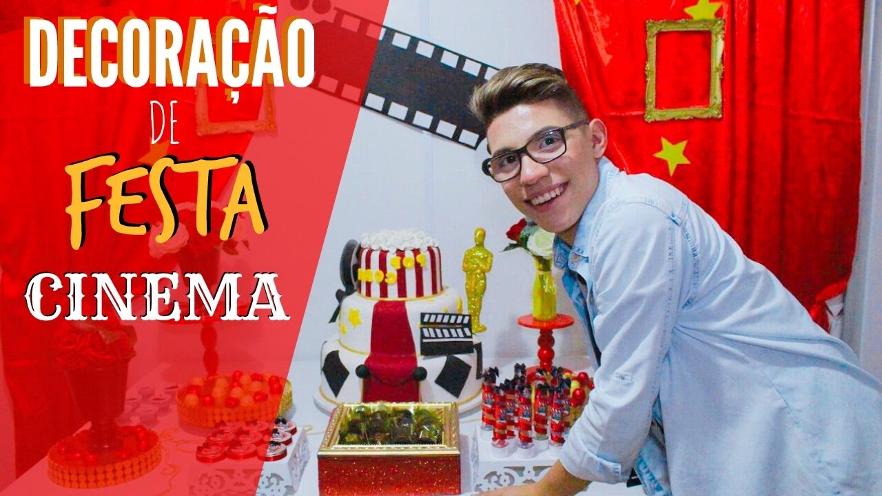 DECORAÇÃO FESTA CINEMA - Por William Valadares