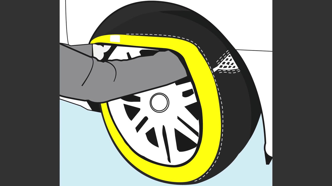 Universal Multigrip Snow Sock -  Fitting & Removal Instructions