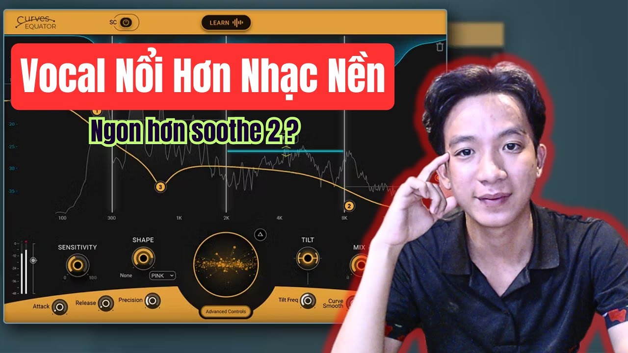 Hướng dẫn sidechain làm giọng hát nổi hơn nhạc nền với Plugin Curves Equator II HOÀNG TIẾN STUDIO