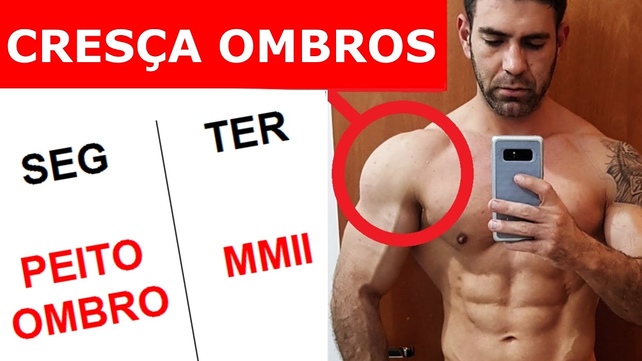 DIVISÃO DE TREINO PARA EXPLODIR OMBROS