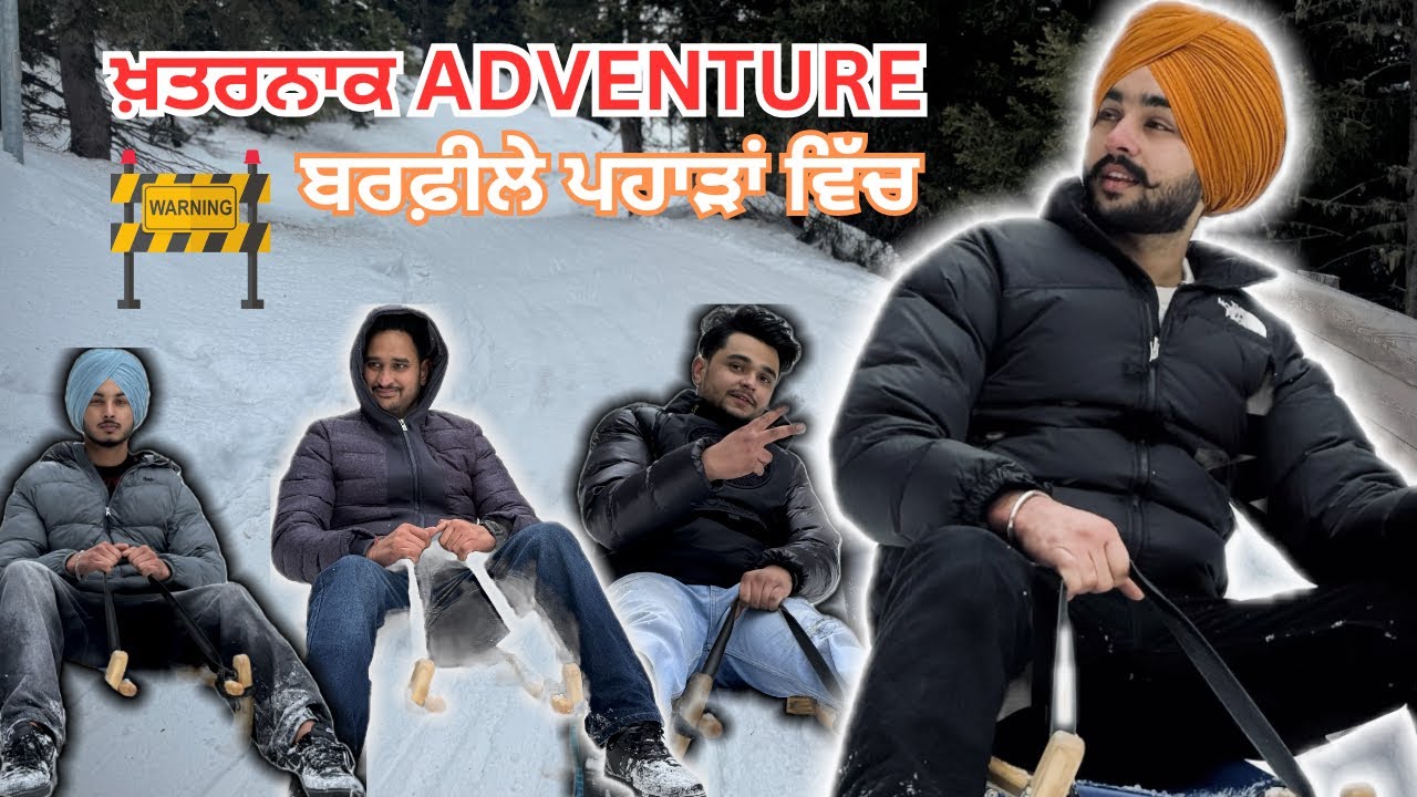 🇮🇹BEST SNOW RIDE IN ITALY DOLOMITES 🏔️🏂/ BOLZANO / SWAAD AGEA AJJ MARNO BACHGE PAR 😂 / PUNJABI VLOG