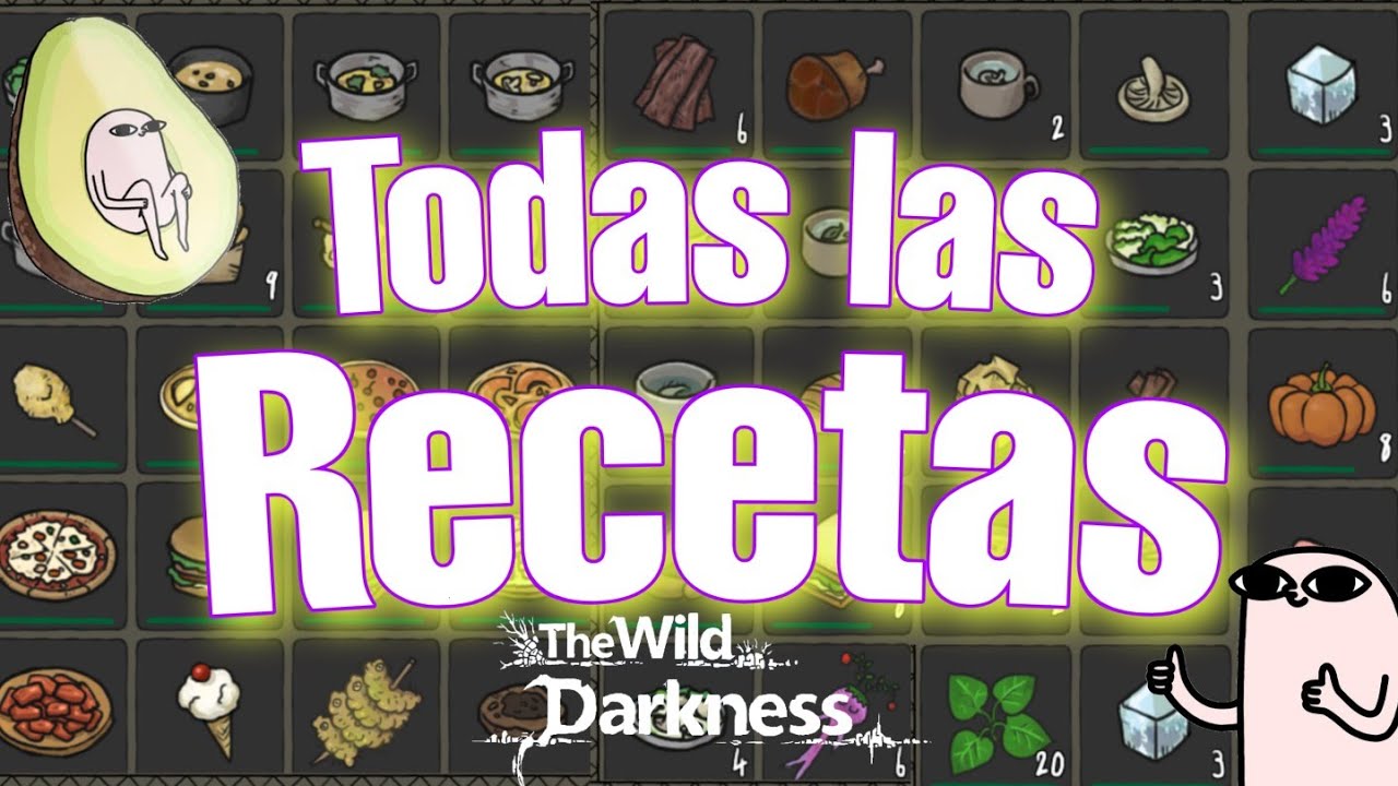Todas las recetas de The wild Darkness