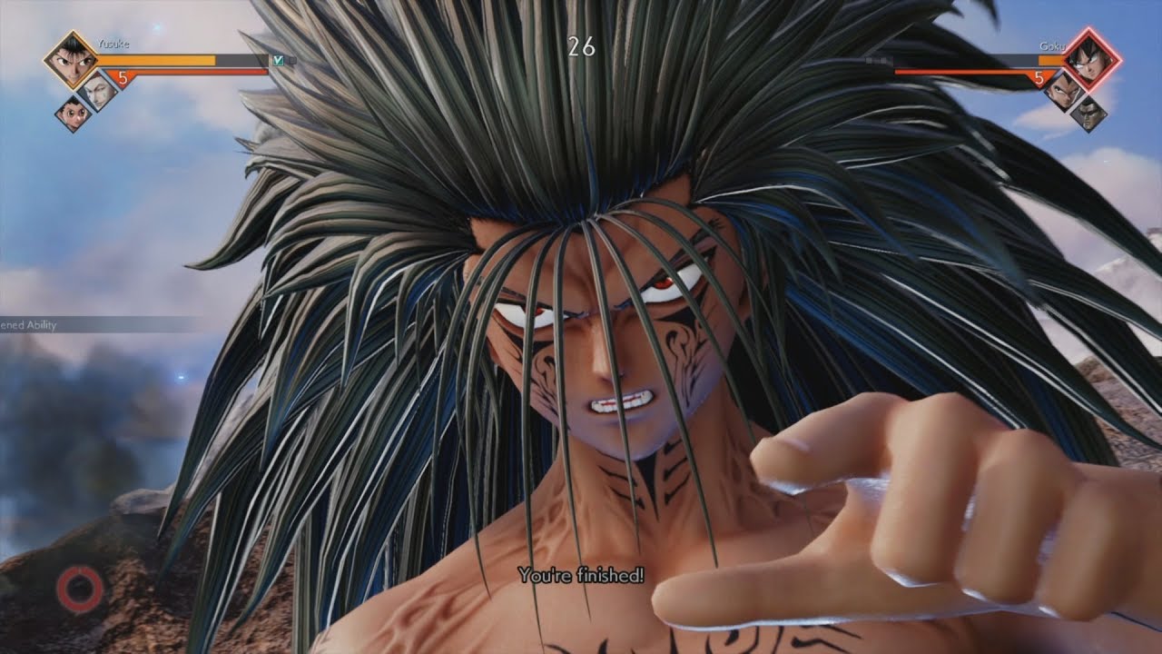JUMP Force - Demon Form Yusuke Full Awakening Open Beta Gameplay 1080p 60 FPS
