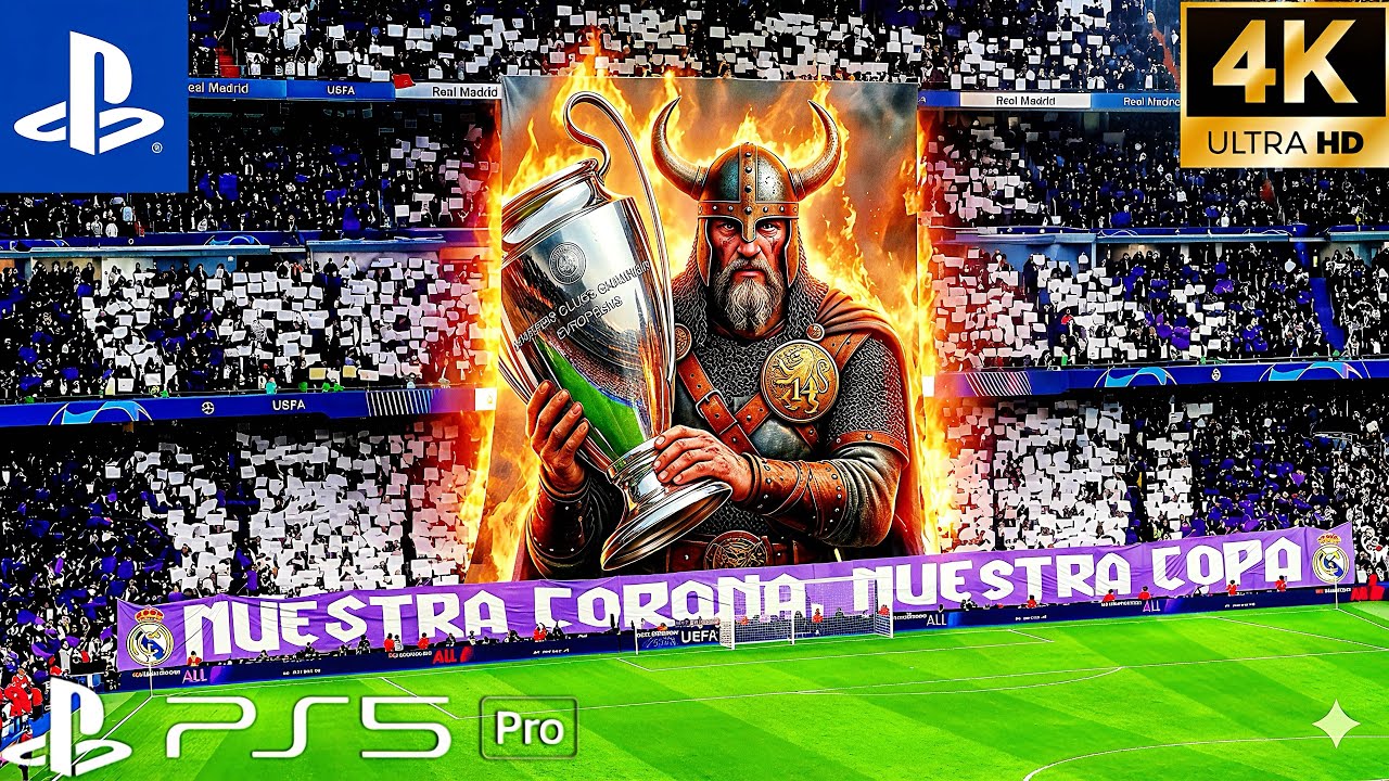 eFootball 2026 (PS5 PRO) | Лига чемпионов УЕФА | Реал Мадрид против Манчестер Сити | Геймплей в р...