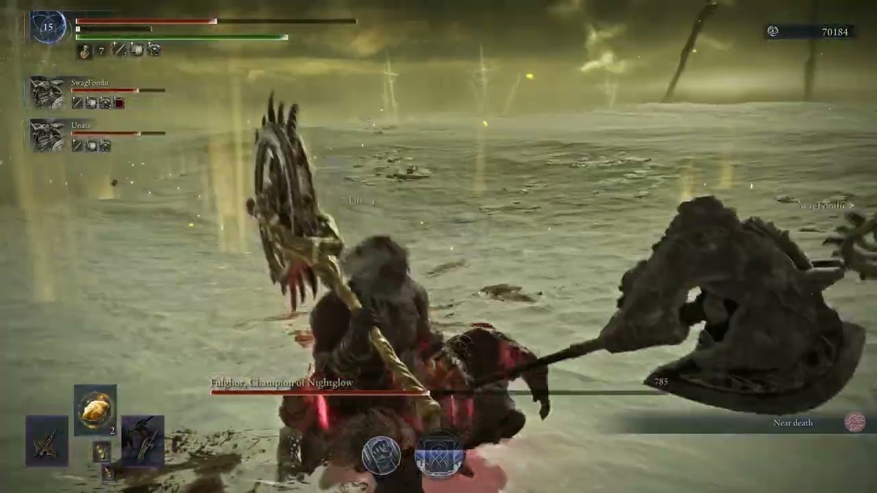 Raider gang making light work out of everdark darkdrift knight