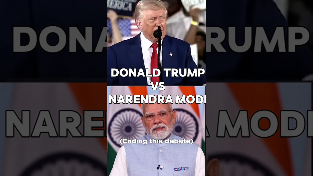 Donald Trump vs Narendra Modi #comparison #shorts #trendingshorts #modi