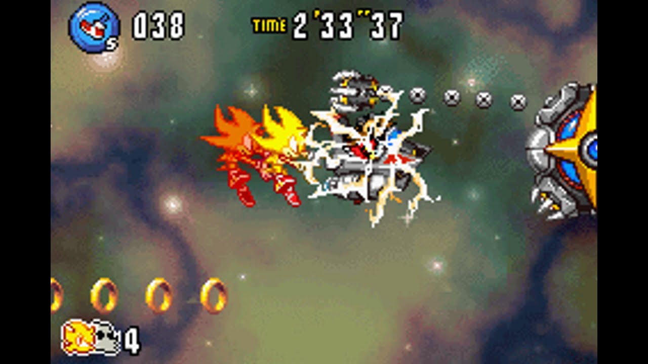 Sonic Advance 3: Finale: Nonaggression: Super Sonic & Eggman Ending