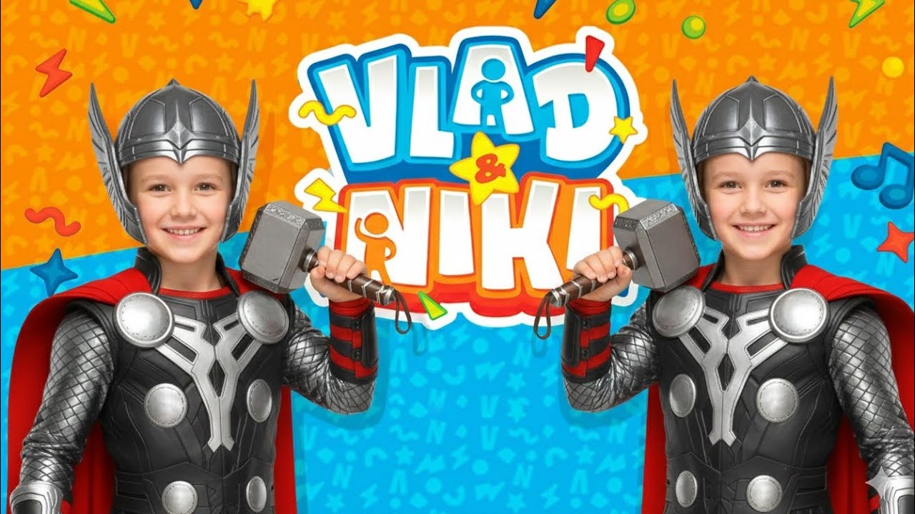 Vlad NIKI thor power fith chellange 😨🥶 