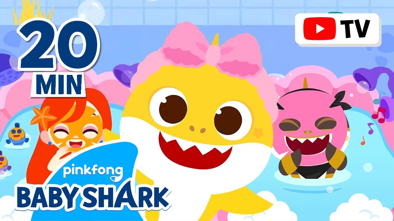 🛁Bubble Bubble Bath Time with Baby Shark! Keep Yourself Clean! | +Compilation | Baby Shark Official