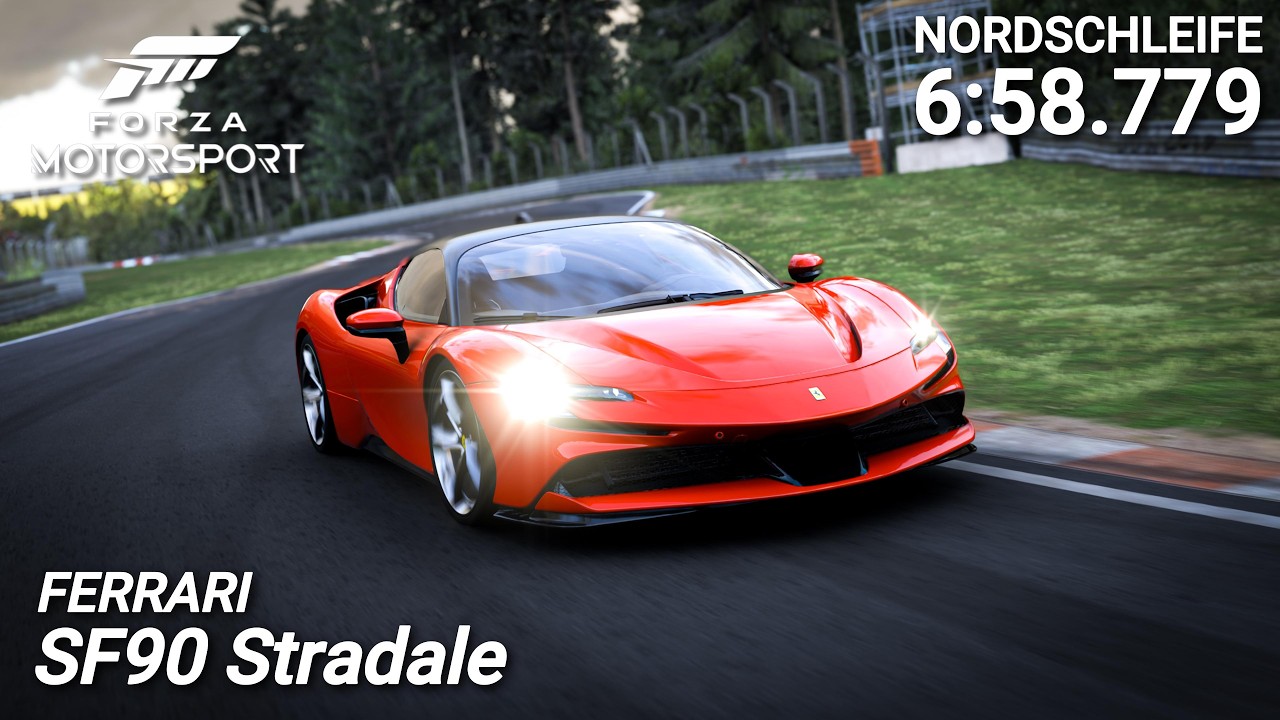 Ferrari SF90 Stradale Test Drive SUB-7 at the Nürburgring Nordschleife | Forza Motorsport [4K/HDR]