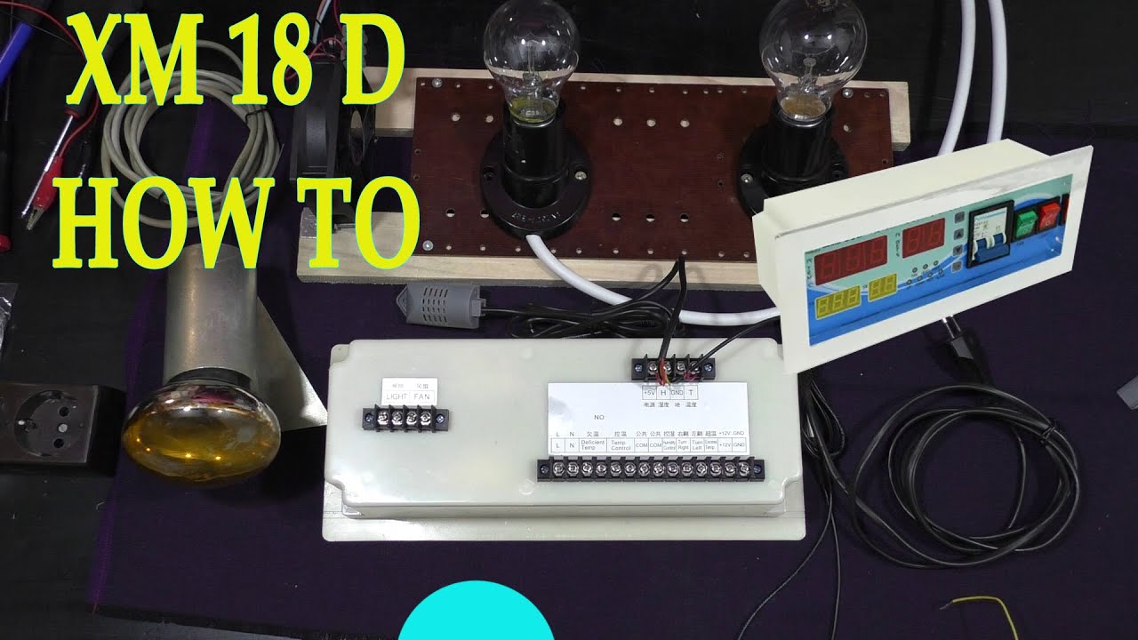 Wiring XM 18D Thermostat | Povezivanje termostata XM 18D i osnovne postavke za rad u inkubatoru