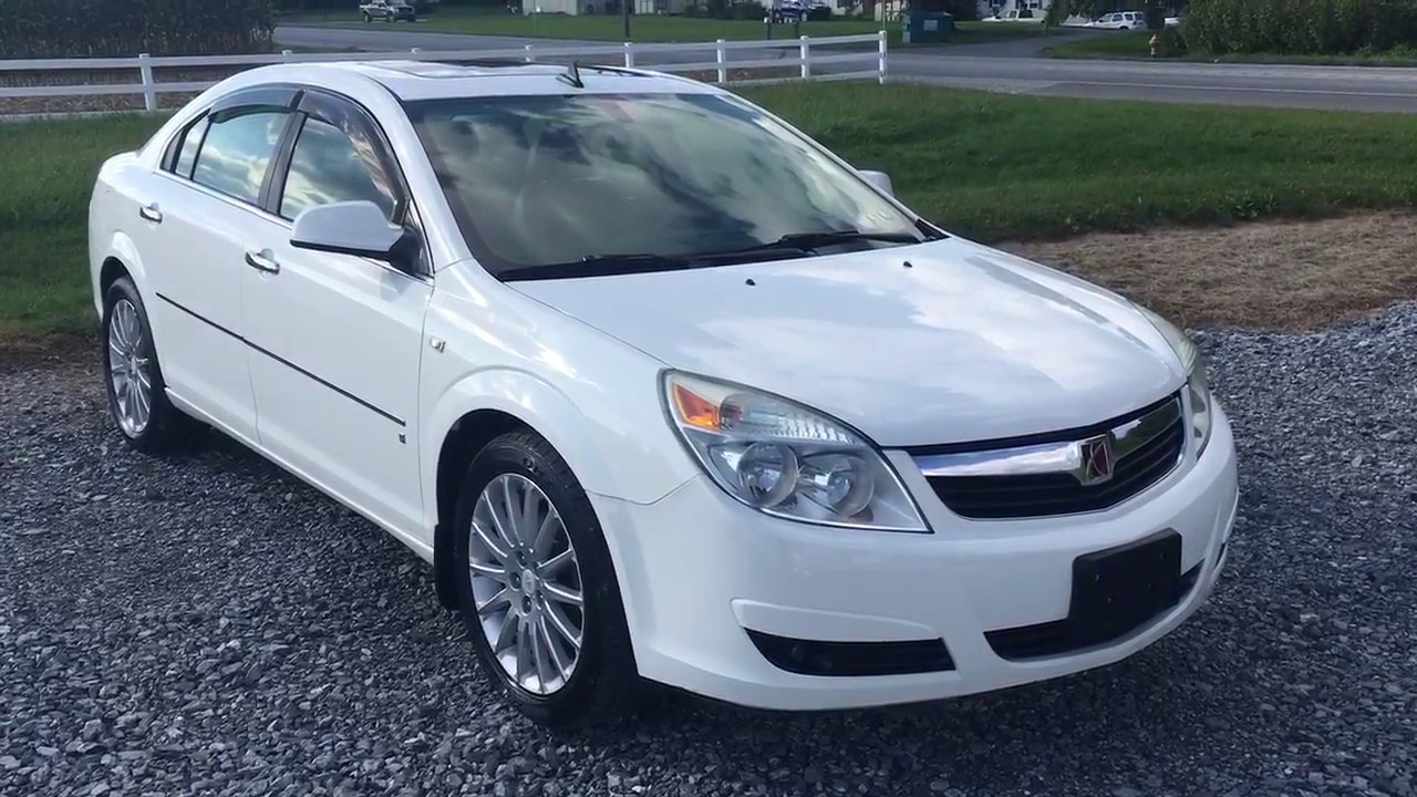 2007 Saturn Aura XR-6 Cylinder Leather Sunroof Loaded Low MIles Ready To Go!